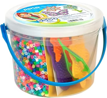 Perler Sunny Days Bright Color Fuse Bead Bucket 5500 pcs