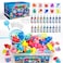 Kiditos 20 Colors New Magic Water ELF Toy KitIncluding 10 Colors Magic Gel10 Colors Sparkling Magic Gel10 Sea Creatures Molds6 Dinosaur EggsWater Spirt DIY KitArtsCrafts STEM Birthday Gifts