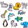 Horizon Group USA Made By Me Animal Suncatcher Refill Pack 12 pk  Multicolor one Size
