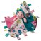 Taggies Stuffed Animal Security Blanket with Tags 13 x 13Inches AroaraSaurus Dinosaur