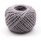 Turbokey Gray Jute Burlap Ribbon Twine Rope Cord String Pack Roll 2mm Dia 54 Yards Length for Christmas Decors Wedding Crafts Gift Wrapping GardeningGray