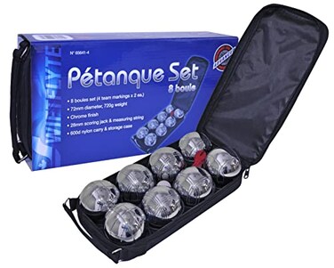 SWIFTFLYTE PtanqueBocceBoules Set Includes 8 Boules  72mm with 4 Team Markings  Great Backyard Lawn and Outdoor Game