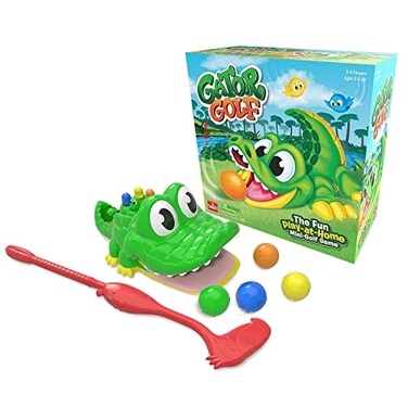 Goliath Games Gator PlayatHome Mini Golf Game for Kids Aged 4 27 x 27 x 125 cm