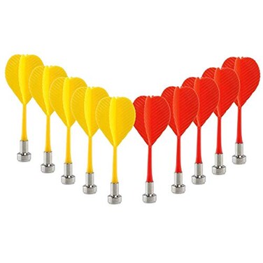 CCLIFE Replacement Magnetic Darts Safe Plastic Wing Target Game Toys