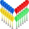 Gejoy 24 Pieces Magnetic Darts Plastic Darts Replacement Dart Game Safety Darts for Magnet Dartboard for Boys Girls and Adults Target Game Toys Christmas Party Favors