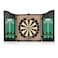 ONE80 AllinOne Dartgame Center with SelfHealing SisalDoublesided Dartboard  Multifunctional Cabinet 6 Steeltip Darts and Mounting Kit Included
