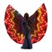 SHINYOU Belly Dance Isis Wings Flash Cloak Costumes with Sticks Clothing Carnival Halloween Night Club Performance