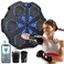 Second Generation Smart Music Boxing TargetMusic Boxing Machine Smart Boxing Machine Wall Mounted Bluetooth Boxing Training Punching Equipment Home Workout Musical Boxing Machine with Gloves
