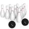 Large Size Thickened Kids Bowling Set Indoor and Outdoor Sports Family Sports Games Plastic Bowling Set 12 Piece Set10 Bottles 2 Balls