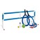 HearthSong 3in1 Kids Outdoor Active Game Set with Tennis Badminton and Volleyball 585 L x 40 W x 245 H Includes Standard Volleyball and Tennis Ball Oversized Birdie and Tennis Ball
