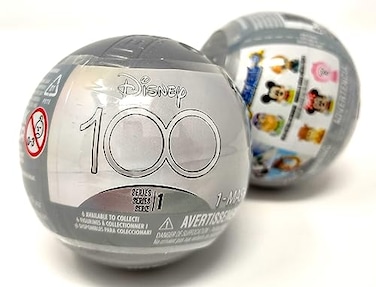 Mashems 2 Disney 100  Series 1  Styles May Vary Set of 2 Silver Blind Balls Mashems Mash EMS