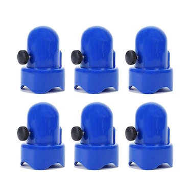 Trampoline Pole CapsTrampoline Net Pole CapsTrampoline Enclosure Pole Caps with Screwin BoltsDiameter 15 Inch Set of 6