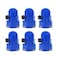 Trampoline Pole CapsTrampoline Net Pole CapsTrampoline Enclosure Pole Caps with Screwin BoltsDiameter 15 Inch Set of 6