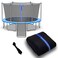 Trampoline Replacement Safety Enclosure Net for 6 Straight Poles Round Frame Trampolines Breathable and WeatherResistant Trampoline Net with Adjustable Straps Net Only