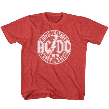 ACDC Heavy Metal Rock Band High Voltage Rock  Roll Vintage Toddler TShirt Tee
