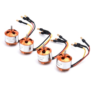 A2212 1000KV Brushless Outrunner Motor 13T with 35mm Male Banana Connectors for RC DIY Aircraft MultiCopter Quadcopter Drone