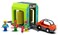 Z MAYABBO Wooden Train Accessories Car Washer for Railroad Train Track Train Toys Accessory Compatible with All Major Brands of Train Set System Railway Tracks Station for Kids Ages 3 and Up