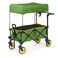 Bright Starts John Deere Pop N Ride Wagon Foldable with Sun Shade 50 SPF Protection Seats 2 Kids at Once Green  Yellow Unisex