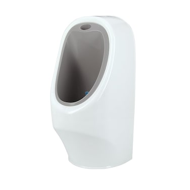Nuby My Real Urinal Potty Training Toilet for Boys with LifeLike Flush Button  Sound for Toddlers  Kids White