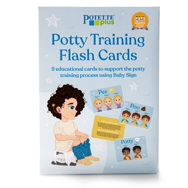 Kalencom Potette Plus Potty Training American Sign Language Flash Cards  9 Educational Cards to Support The Potty Trainign Process Using Baby Sign