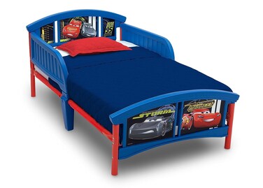 Delta Children  Disney  Pixar Cars Plastic 3D Toddler Bed  Blue