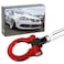Xotic Tech JDM Sport Track Racing Style CNC Aluminum Screwon Tow Hook Front Rear Bumper Compatible with BMW 2 3 4 5 Series X1 X3 X4 X5 IX3 Z4 or Mini Cooper F55 F56 R60 R61 Red