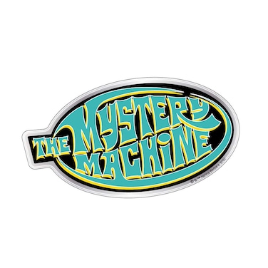 Fan Emblems ScoobyDoo and The Gang Character and Logo Automotive Decals Mystery Machine Logo Chrome Finish