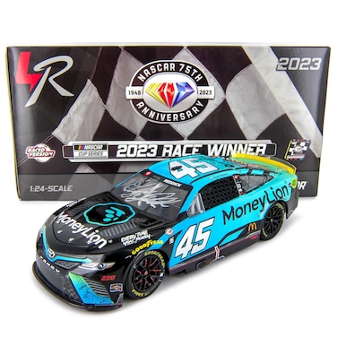 Lionel Racing Tyler Reddick Autographed 2023 Kansas Race Win Diecast Car 124 Scale