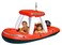 Swimline Fireboat Squirter Inflatable Pool Toy RedWhite 60 X 33 X 32