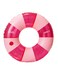 FUNBOY Barbie  Vintage Stripe Glitter Tube Ring Pool Float with Cup Holder
