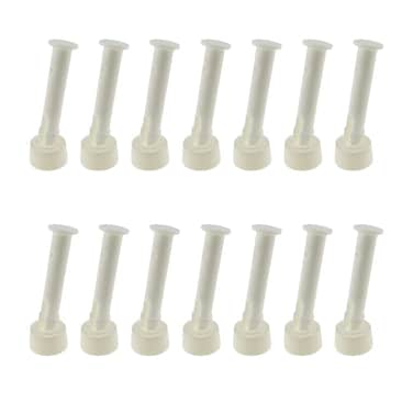 HAHIYO Plastic Pool Joint Pins Rubber Seals with Metal Round Rectangular Frame Pool Replacement Parts Easy Pull Out Back in Sturdy Fit Tightly No Wobble for Intex Above Ground