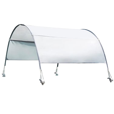 Intex 28054E Canopy for 9 and Smaller Rectangular Pool Gray