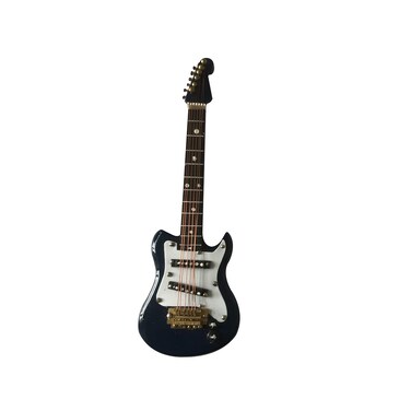 ALANO 14cm Miniature Guitar Blue Electric Guitar Model Mini Electric Guitar DecorationGE21N14