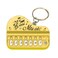 Gold Micro Piano Keychain Portable Keyboard Instrument Keychain Mini Electronic Keyboard Keychain with Lights Pianos and Keyboards Car Key ChainMusical Instrument Keychain Accessories Gift Gold