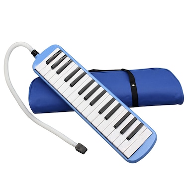 Mibee 32 Piano Keys Melodica Musical Instrument for Music Lovers Beginners Gift with Carrying Bag Blue 20220318 0