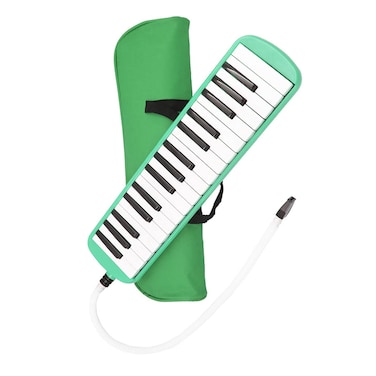 Mibee 32 Piano Keys Melodica Musical Instrument for Music Lovers Beginners Gift with Carrying Bag Green 20220318