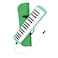 Mibee 32 Piano Keys Melodica Musical Instrument for Music Lovers Beginners Gift with Carrying Bag Green 20220318