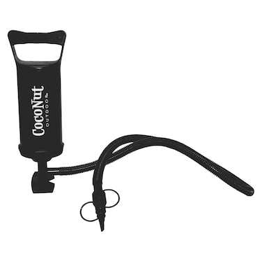 CocoNut Outdoor Hand Pump  Single Action Hand Held Air Pump for Inflatables Portable Manual Air Pump with 2 Nozzles for Pool Floats Inflatable Toys Mattresses