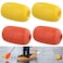Lnrueg 4 PCS Deep Water Floats Crab Trap Floats 43 x 28 Oval Water Floats Fishing Marker Buoys Kayak Stabilizers Marine Rope Floats for Fishing Locating Anchor Lines Swimming Pools