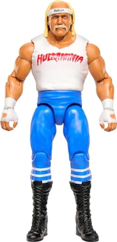 Mattel WWE Action Figure 6inch Collectible Hulk Hogan with 10 Articulation Points  LifeLike Look