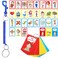 Geyee 27 Autism Communication Cards Visual Aid Nonverbal Communication Board Speech Delay Feelings Emotions Flash Cards Autism Special Needs Cue Cards Language Learning Toys for Kids Children Adults