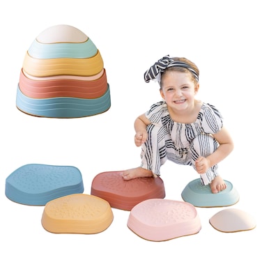 Balance Stepping Stones for Kids6pcsKids Stepping StonesToddler Stepping StonesStepping Stones for Toddlers 13Balance Stepping Stones Kids Sensory Stepping StonesKids Stepping Stones Balance