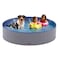 Powerwan Dog Pool for Large Dogs Pet Foldable Bathtub Kiddie Pool Hard Plastic Portable Tub Puppy Kids Outside Swimming Bath Pool for Dogs 472 x 12Inches