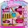 Barbie Mini BarbieLand JDB85 Set of 4 Doll and Toy Vehicle Set with 4 15 Barbie Dolls and 4 Iconic Toy Vehicles with Surprising Colour Changing