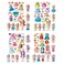 Lovyan Magnetic Dress up Dolls  Girls Fun Mix and Match Play Magnetic Paper Dolls with 4 Themed Magnetic Costume Stickers for Creating Imaginative Birthday Gifts