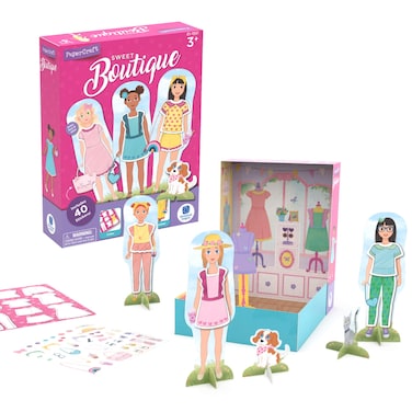 Educational Insights PaperCraft Sweet Boutique Paper Dolls Fashion Boutique Toy Ages 3