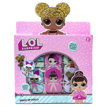 LOL Surprise Fashion Dress Up Dolls by Horizon Group USACreate DIY Themes  PatternsActivity Kit Includes5 Paper Dolls 1 Repositionable Sticker Scratch Art Easy to Follow Instructions  More