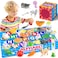 Alphabet Mystery Box for Kids Alphabet Learning Toys for Kids Age 3 4 5 6 7 Year Old 26 Pcs Letter Matching Game Toddlers Fine Motor Learning Toys for Preschool Kindergarten Gift for Kids Age 3