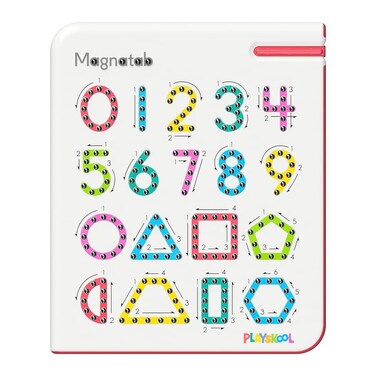 Playskool Magnatab Numbers  Shapes