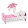 Emily Rose Pink and White 14inch Doll Bed Gift Set  Includes Bedding and Matching 14 Doll PJs Pajamas  Compatible with Glitter Girls Dolls